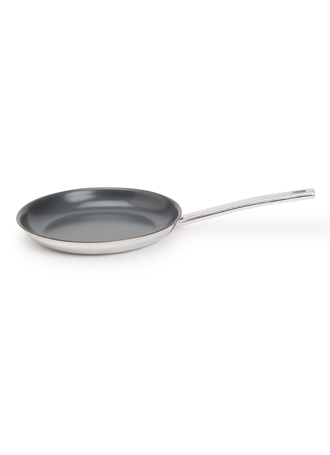 Demeyere Ceraforce pannenkoekenpan  - voorkant zilver