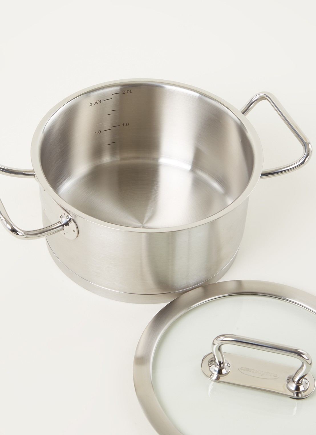 Demeyere Diverto 3 kookpan Ø18 cm - detail 3 zilver