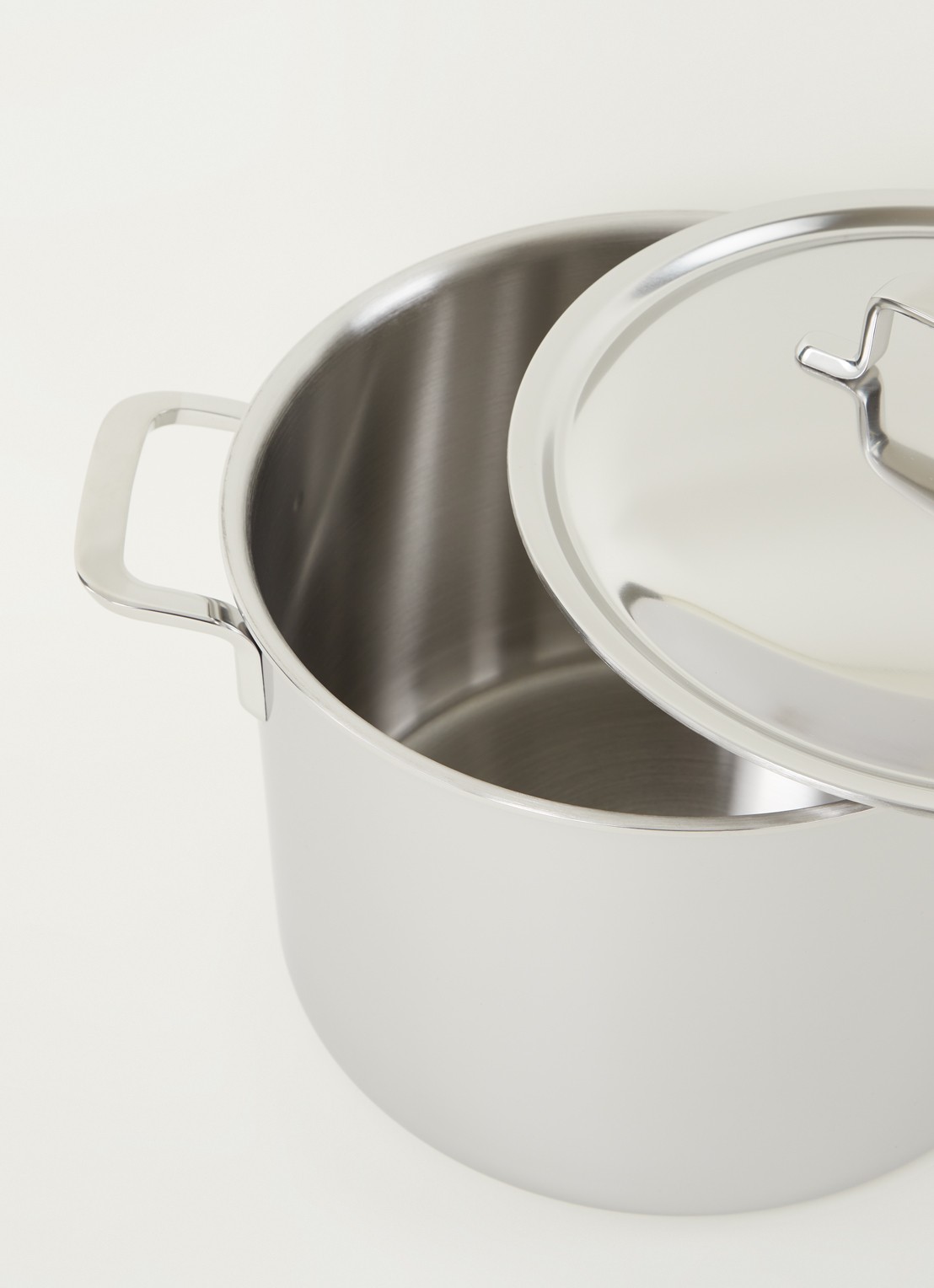 Demeyere Intense 5 soeppan Ø24 cm - detail zilver