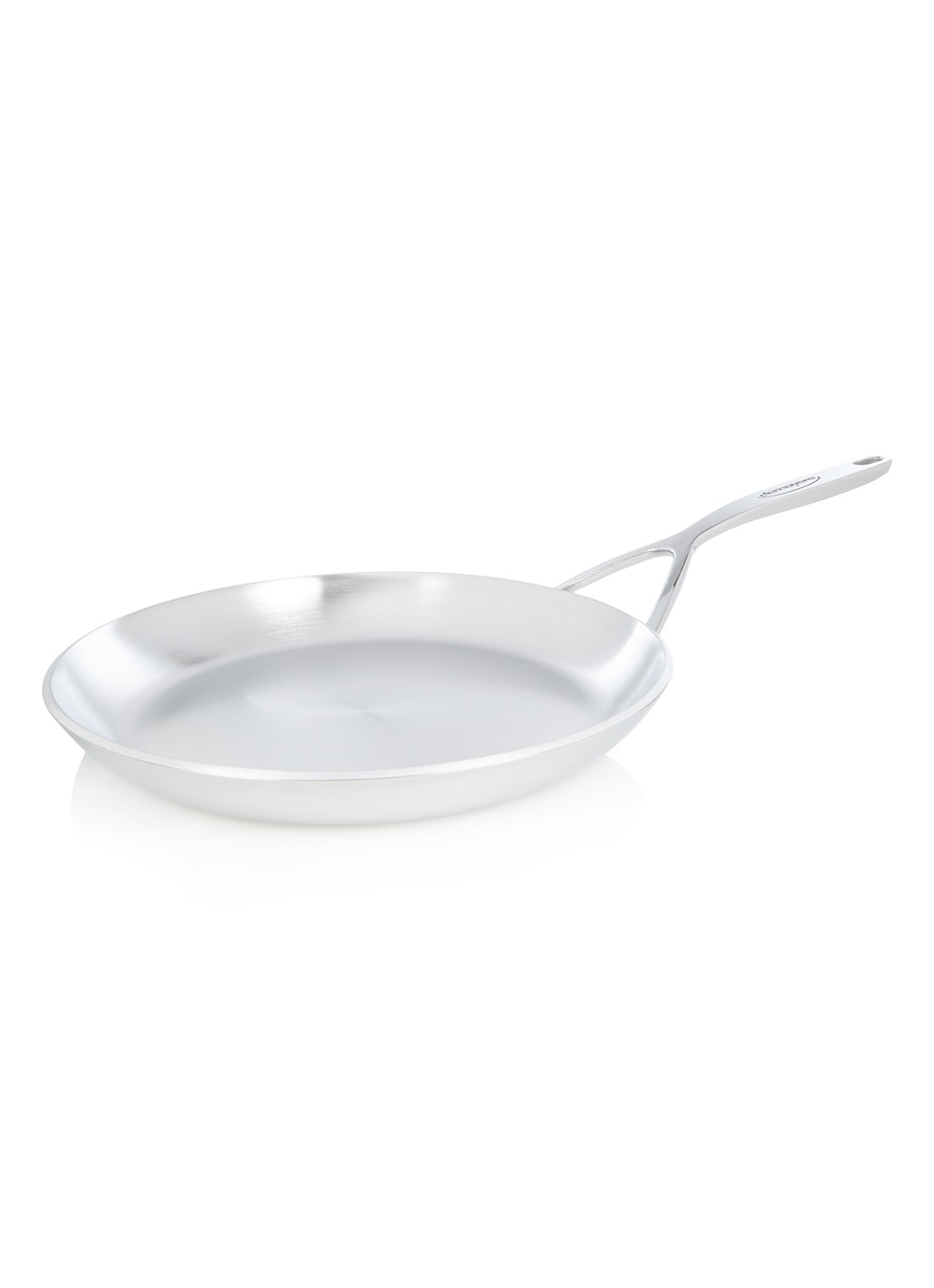 Demeyere Intense pannenkoekenpan Ø24 cm - voorkant roestvrijstaal