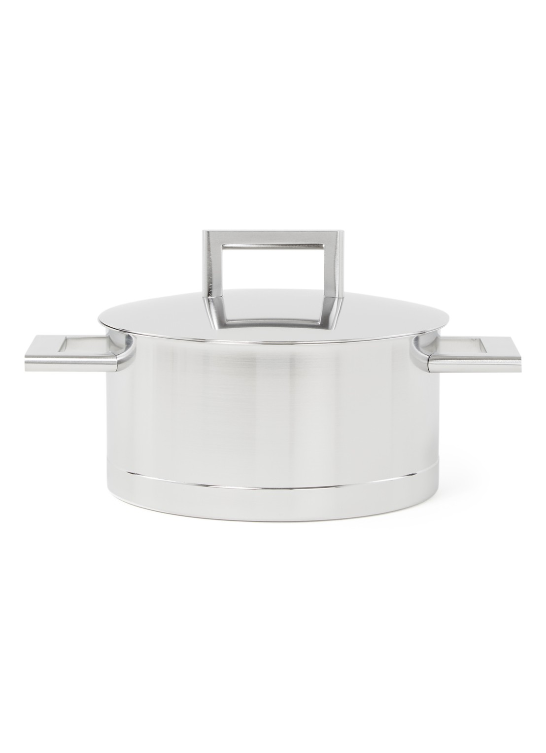 Demeyere John Pawson 7 kookpan 18 cm  - voorkant 2 zilver