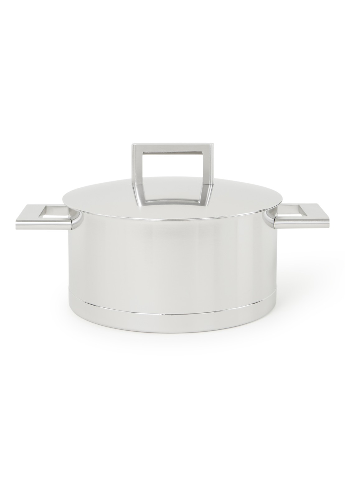 Demeyere John Pawson 7 kookpan Ø20 cm - voorkant zilver
