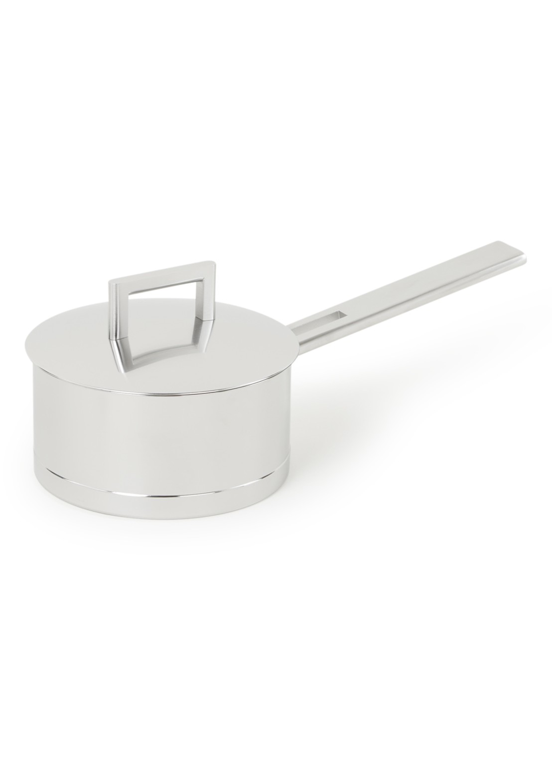 Demeyere John Pawson 7 steelpan 16 cm - voorkant 2 zilver