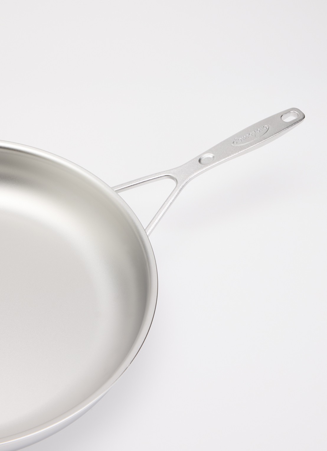 Demeyere Koekenpan 32 cm - voorkant 2 zilver
