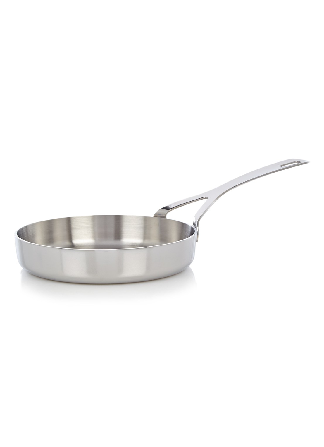 Demeyere Resto 3 koekenpan Ø16 cm - voorkant zilver