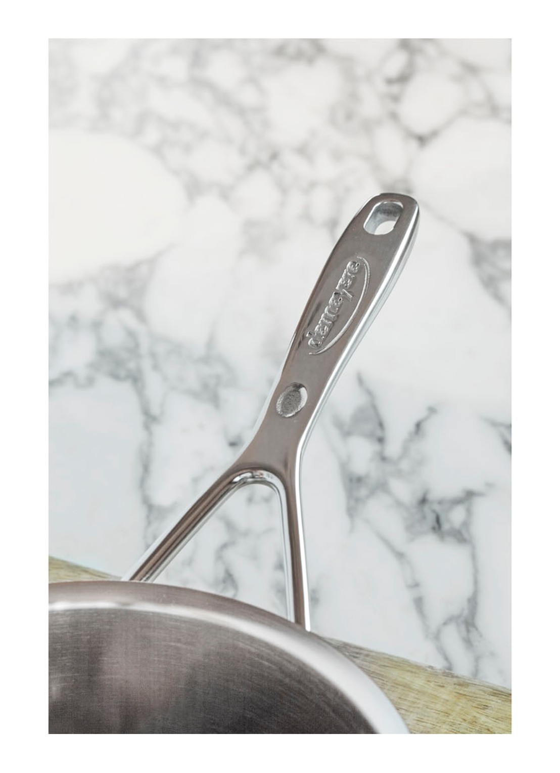 Demeyere Silver conische sauteuse Ø20 cm - voorkant 3 roestvrijstaal