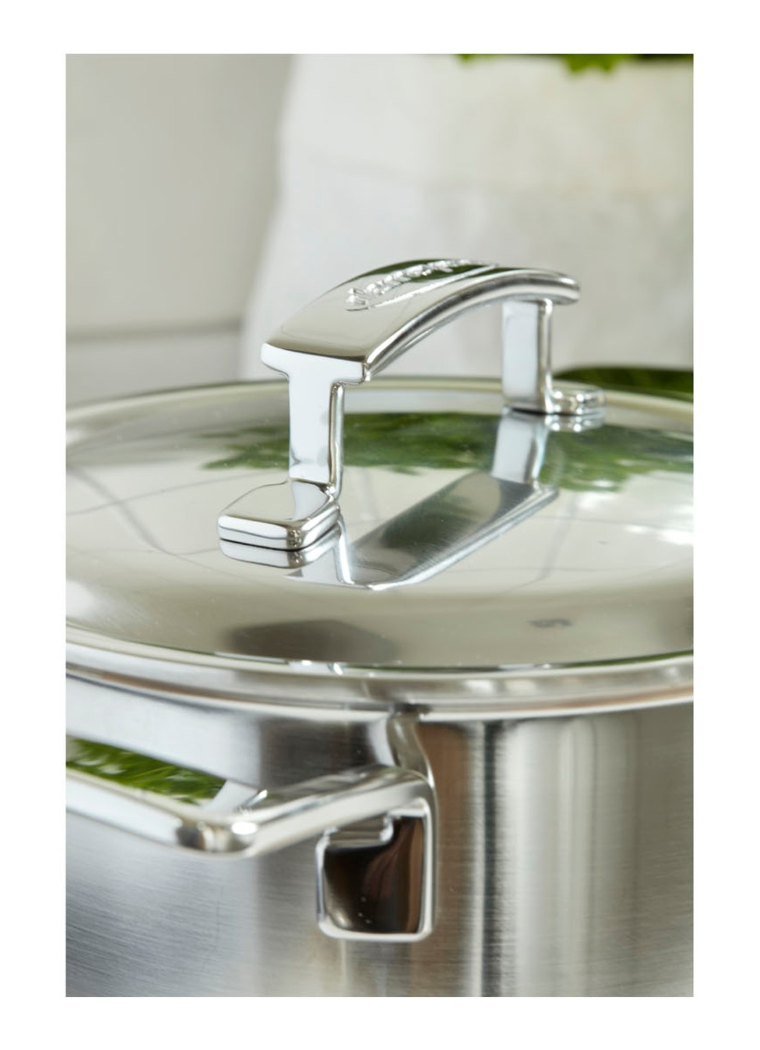 Demeyere Silver kookpan Ø16 cm - voorkant 3 roestvrijstaal