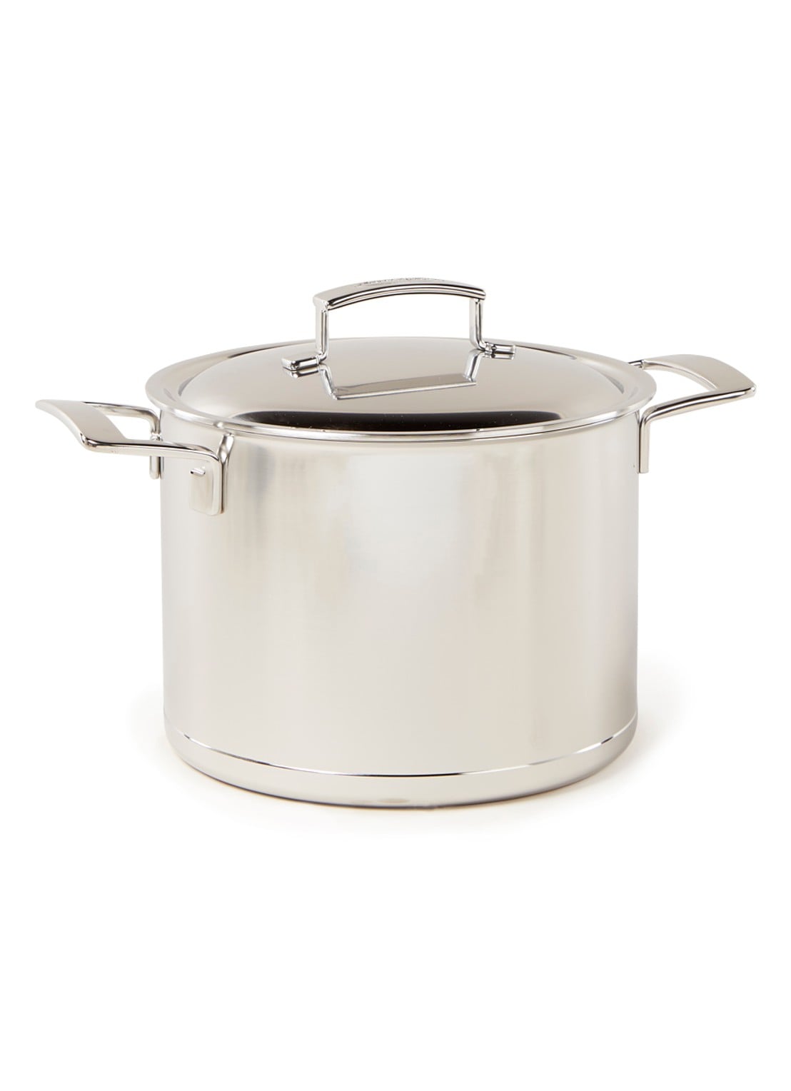 Demeyere Silver soeppan met deksel Ø24 cm - voorkant 2 roestvrijstaal