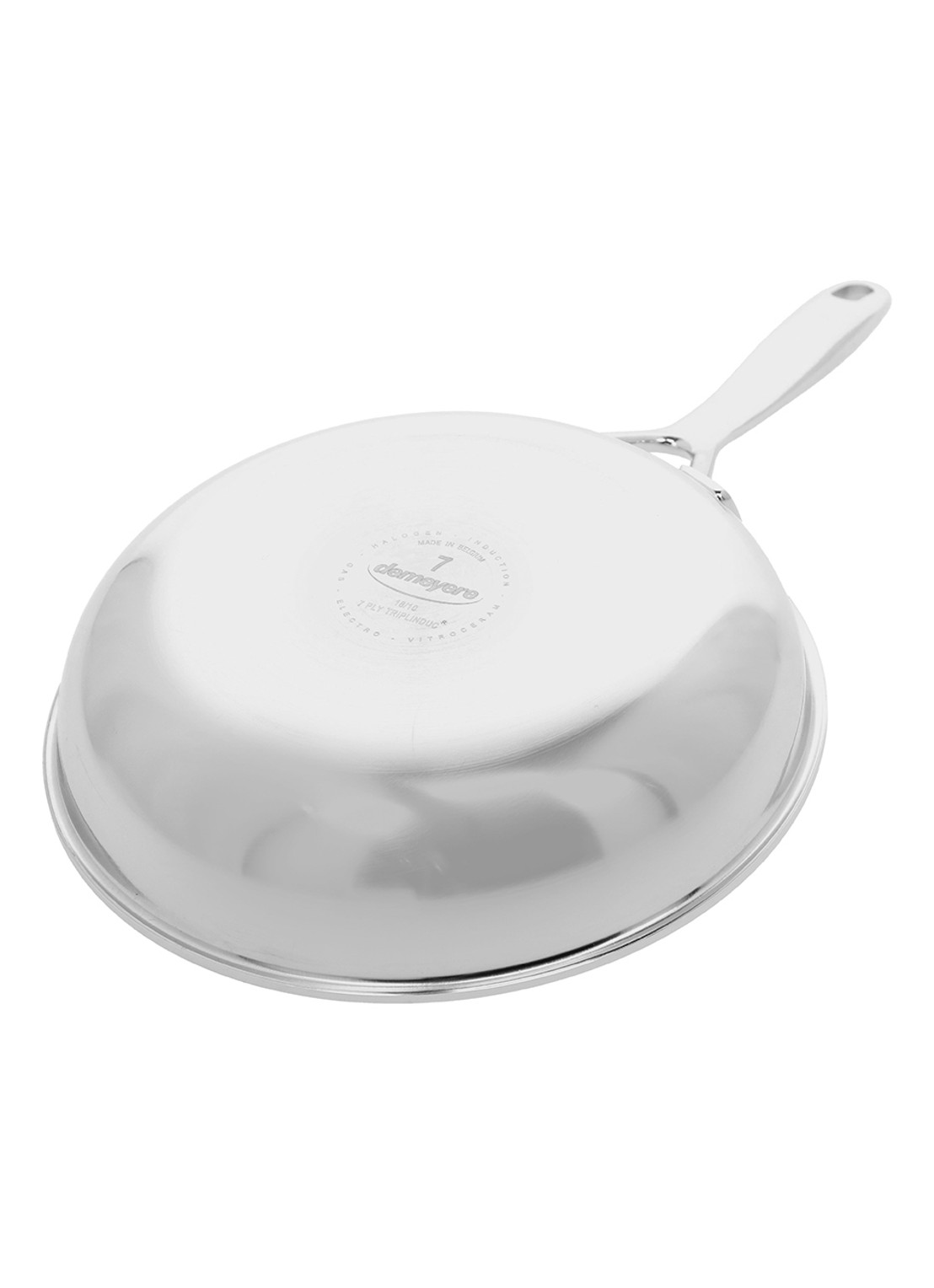 Demeyere Silverline 7 NanoTouch koekenpan 20 cm - achterkant zilver