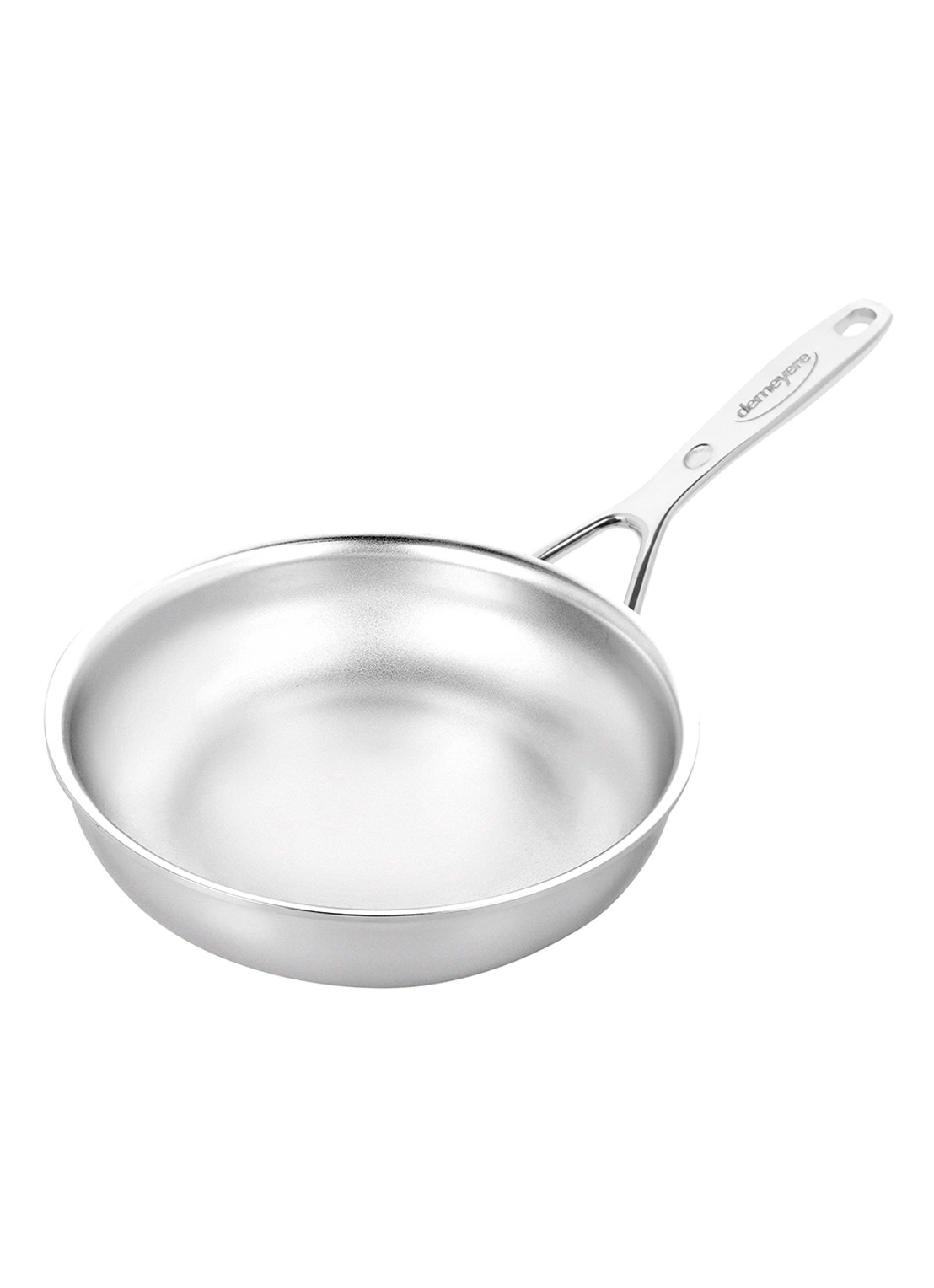Demeyere Silverline 7 NanoTouch koekenpan 20 cm - voorkant 3 zilver