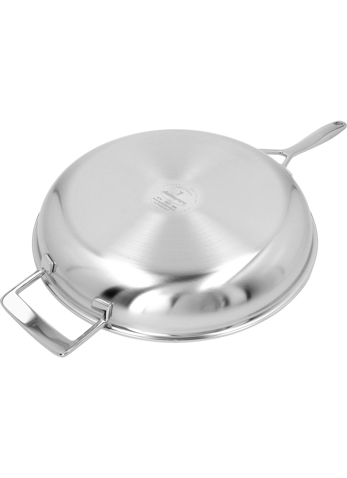 Demeyere Silverline 7 NanoTouch koekenpan 32 cm - detail 3 zilver