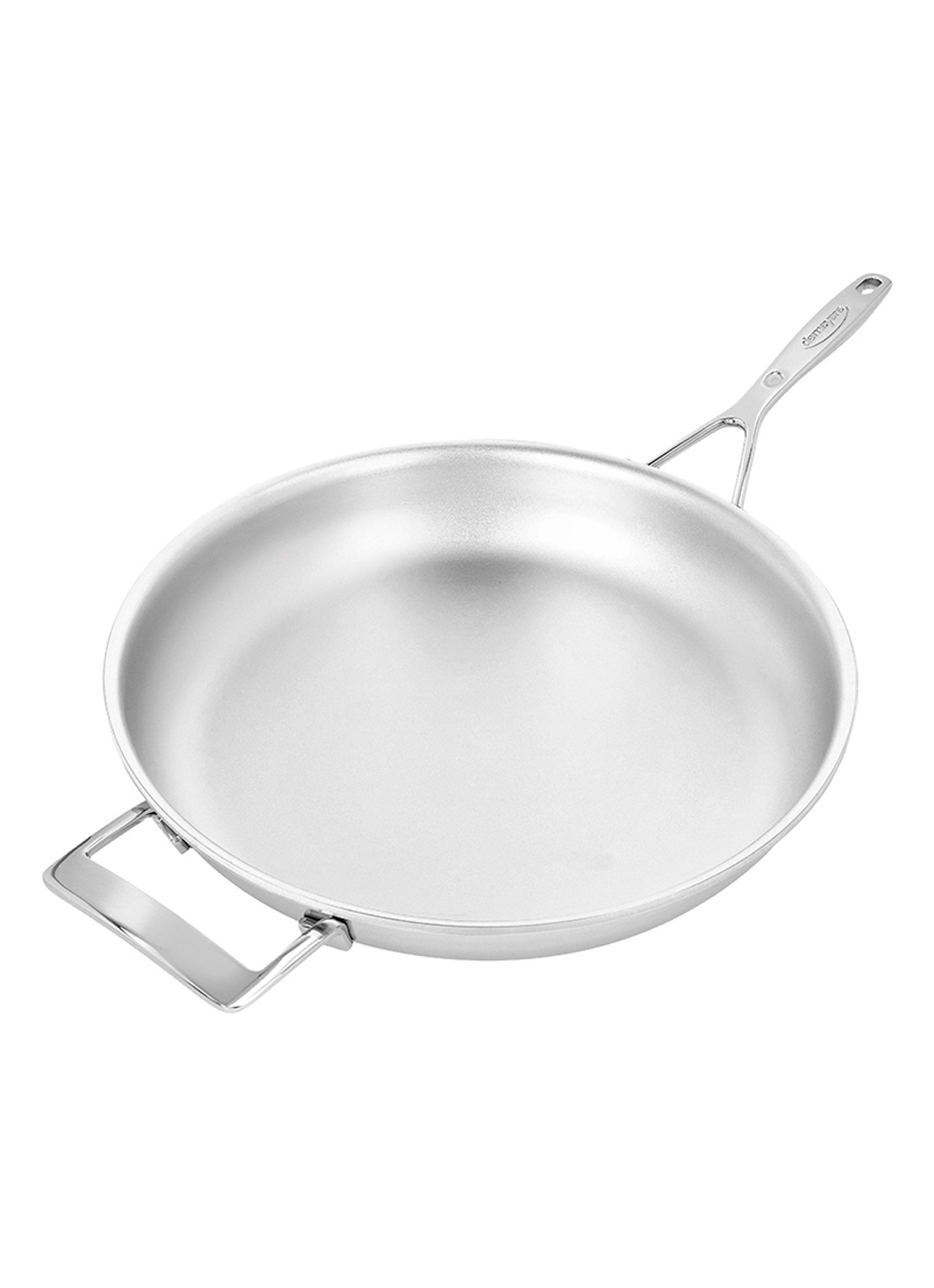Demeyere Silverline 7 NanoTouch koekenpan 32 cm - voorkant zilver
