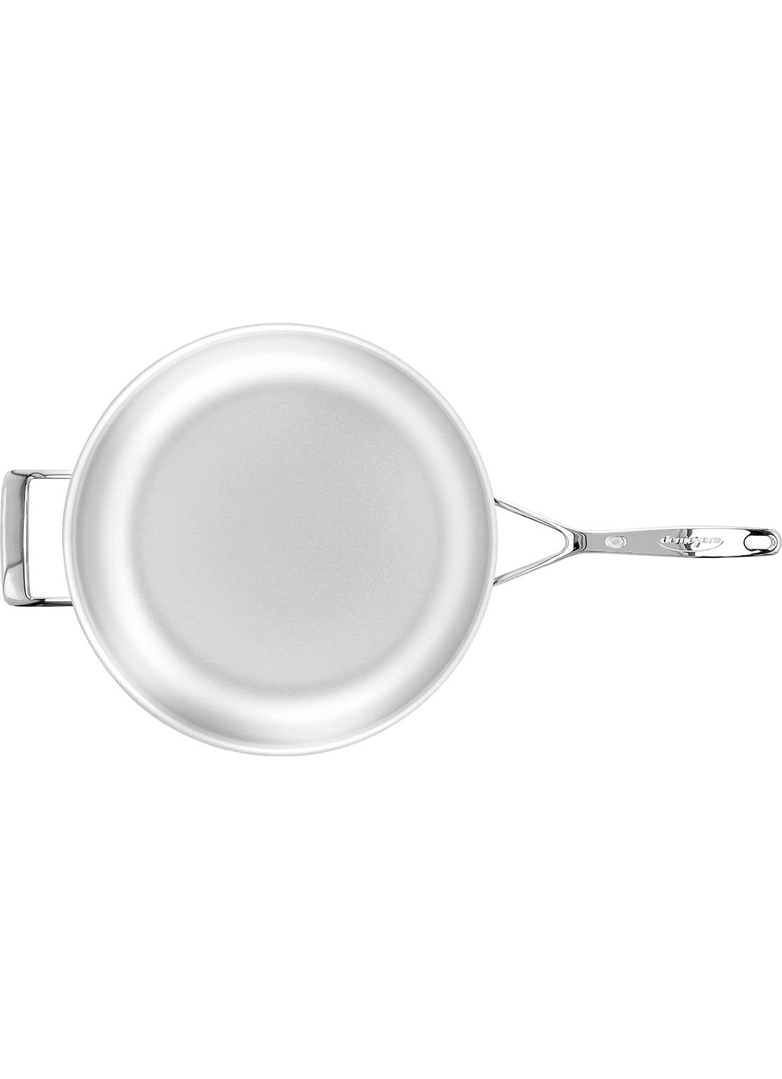 Demeyere Silverline 7 NanoTouch koekenpan 32 cm - voorkant 2 zilver