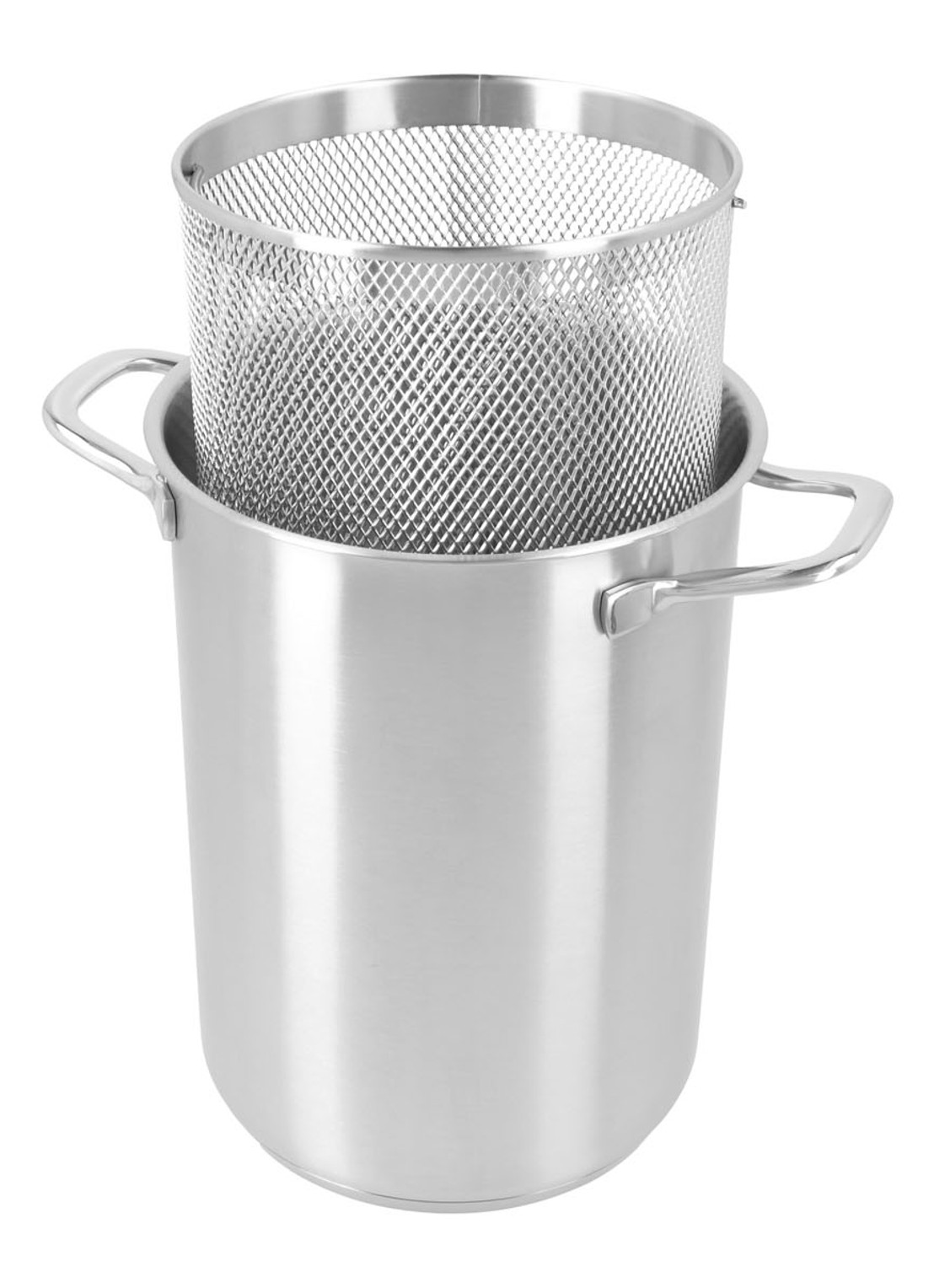 Demeyere Specialties 3 Aspergekoker 16 cm - voorkant 5 zilver