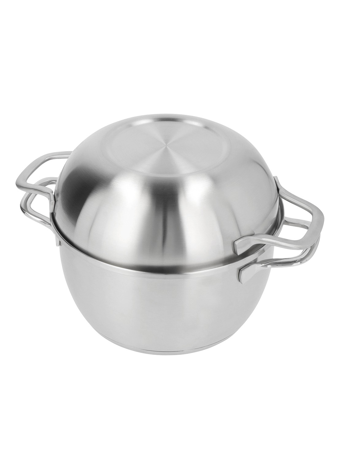 Demeyere Specialties 3 mosselpot 20 cm - voorkant 3 zilver
