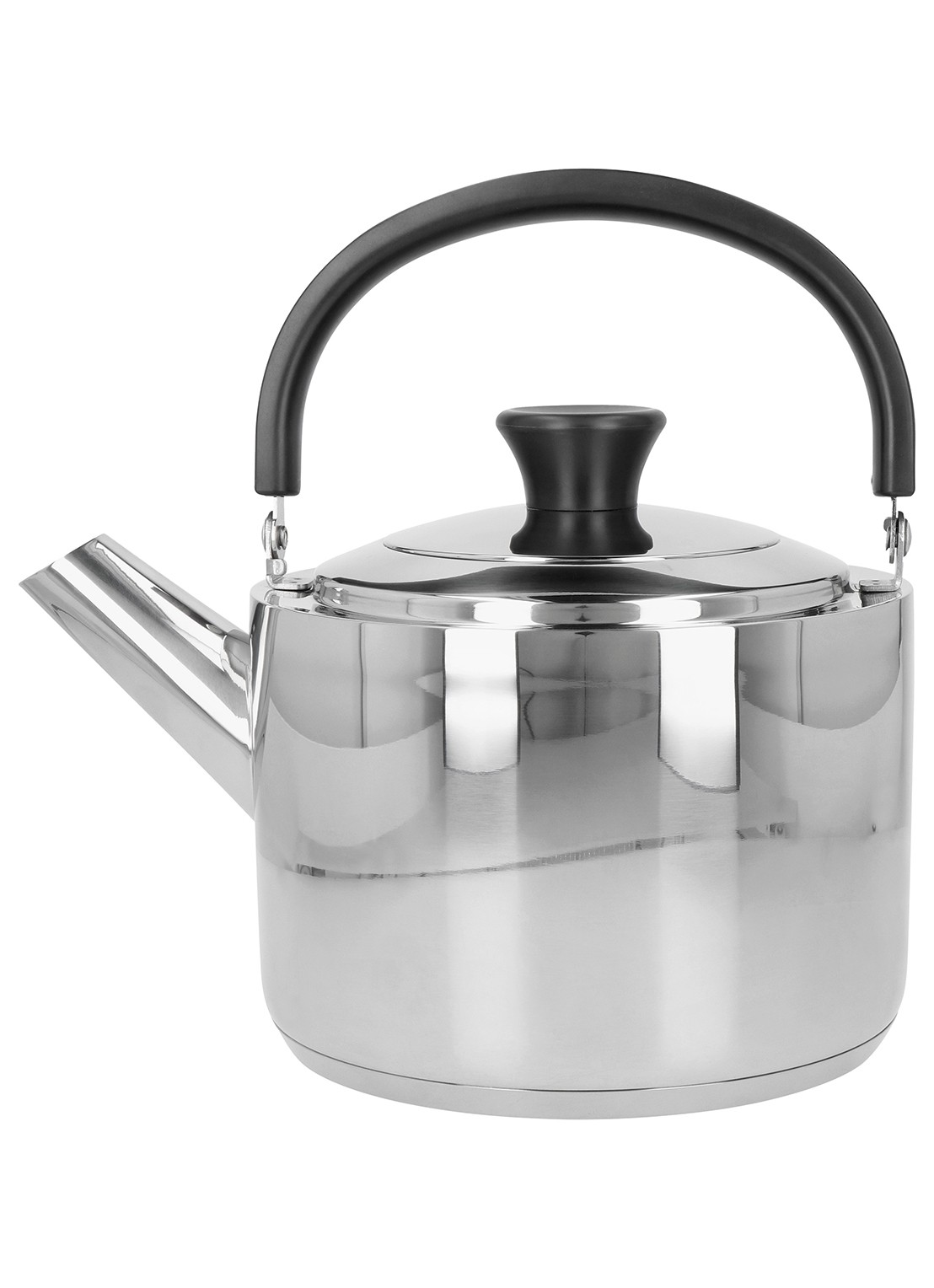 Demeyere Specialties 3 waterketel 4,5 liter - voorkant zilver