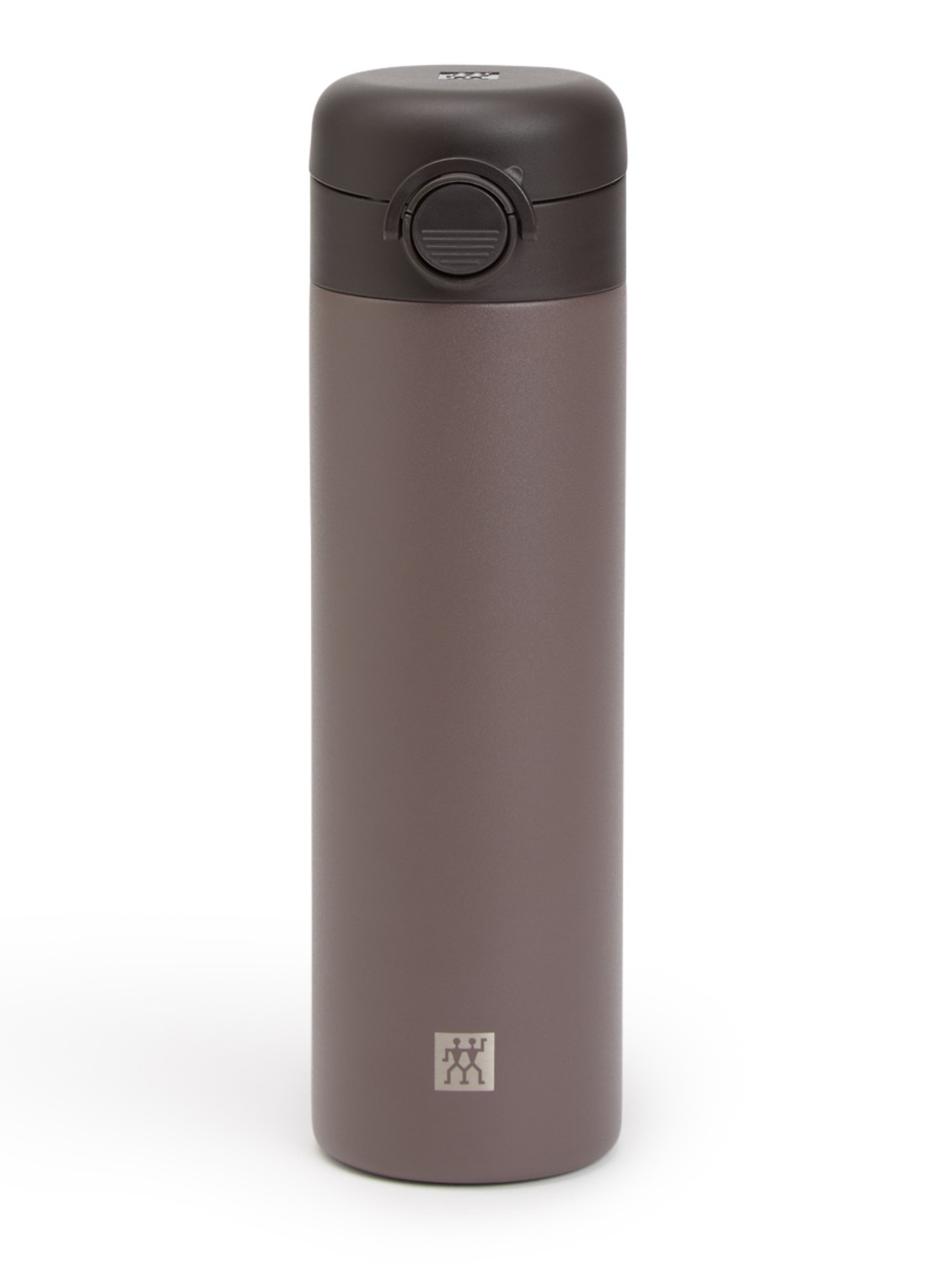 Demeyere Thermo Plus One Touch thermosfles 50 cl - voorkant bruin