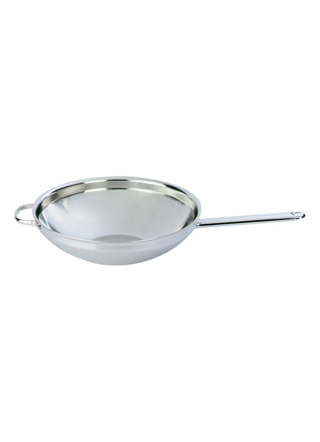 Demeyere Wok Ø32 cm - detail 3 roestvrijstaal