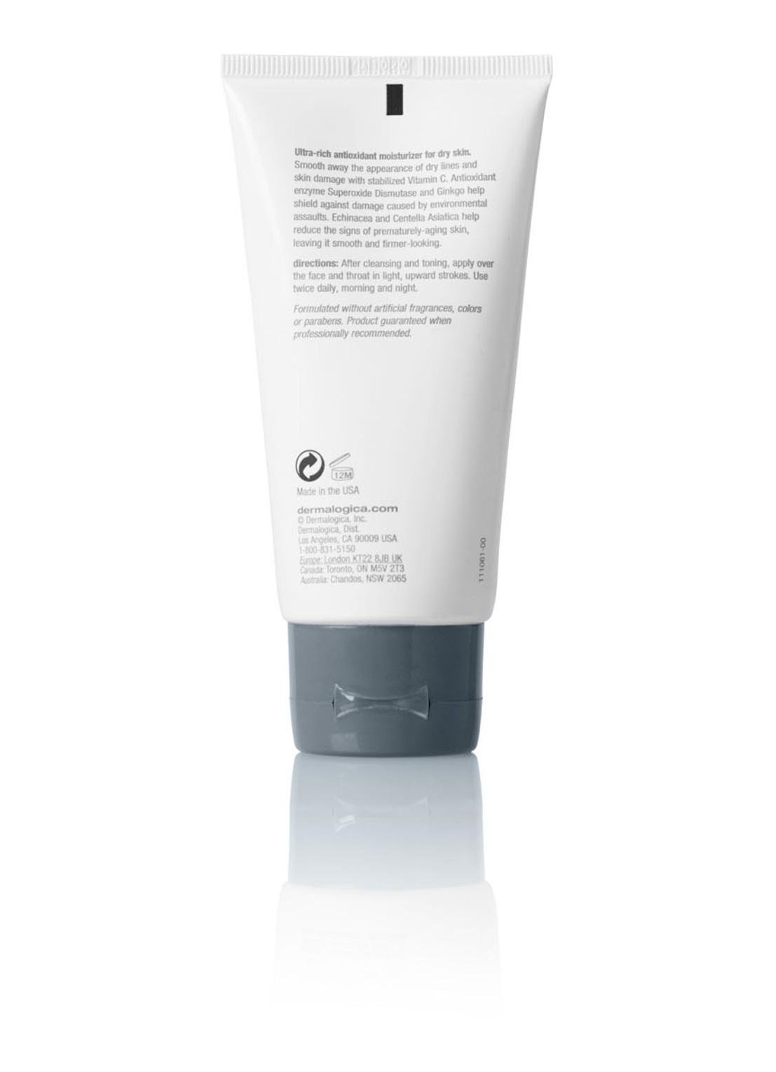 Dermalogica Intensive Moisture Balance 2.0 - droge huid - moisturizer - achterkant undefined