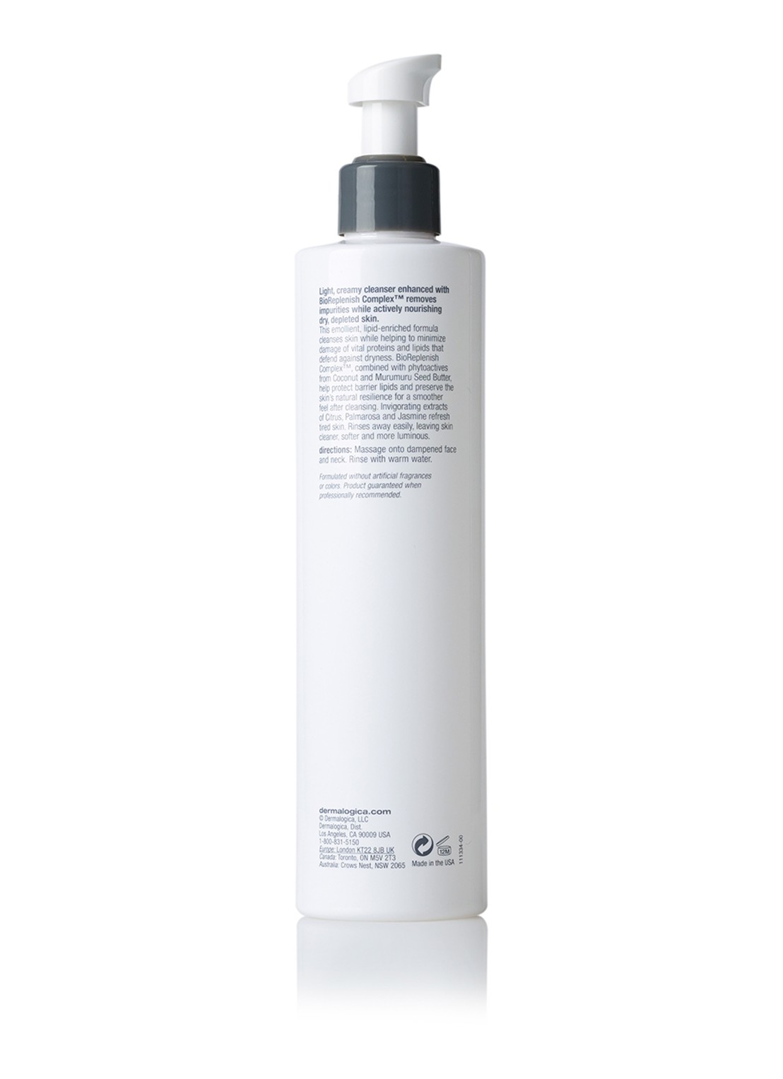 Dermalogica Intensive Moisture Cleanser - lichte crème cleanser voor de droge huid - achterkant 4 undefined