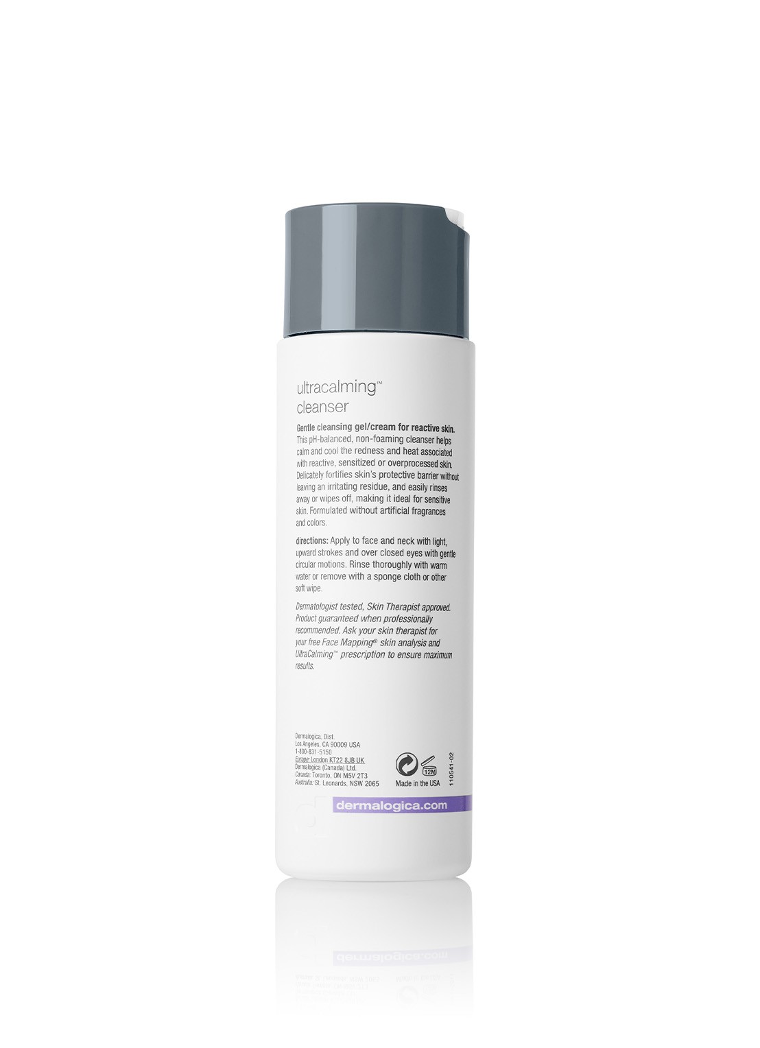 Dermalogica UltraCalming cleanser - facewash - achterkant 6 undefined