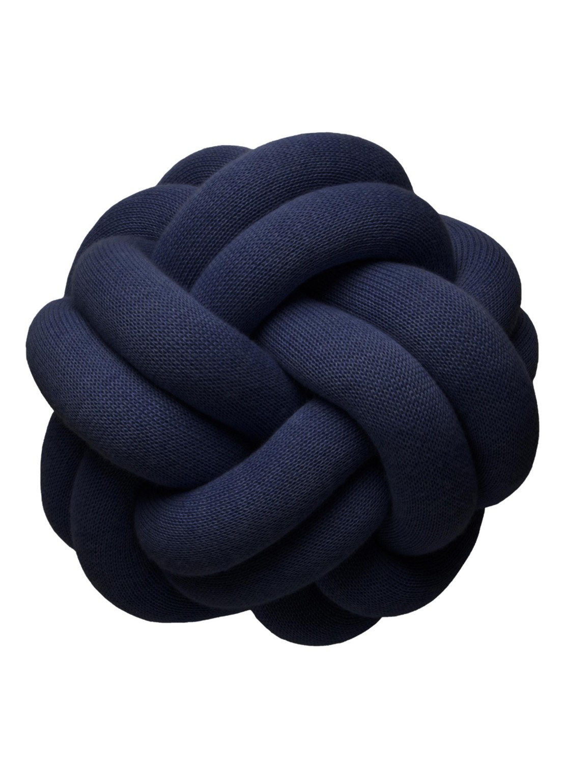 Design House Stockholm Knot kussen 30 x 30 cm - voorkant blauw