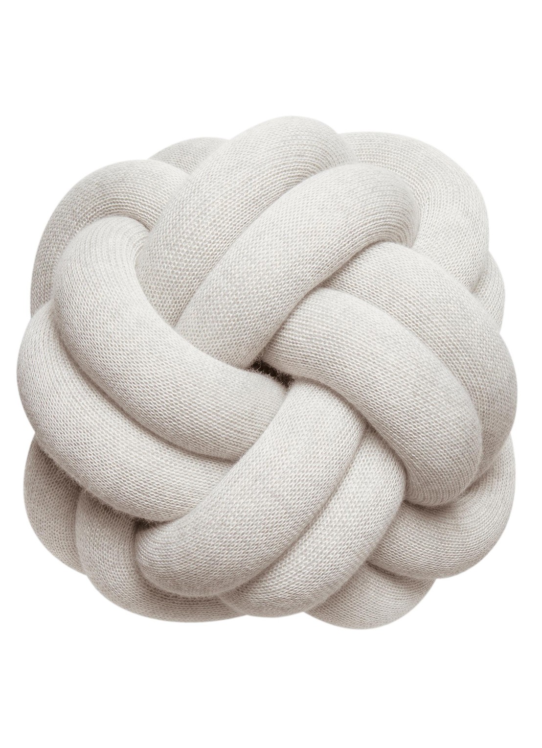 Design House Stockholm Knot sierkussen 30 x 30 cm - voorkant creme