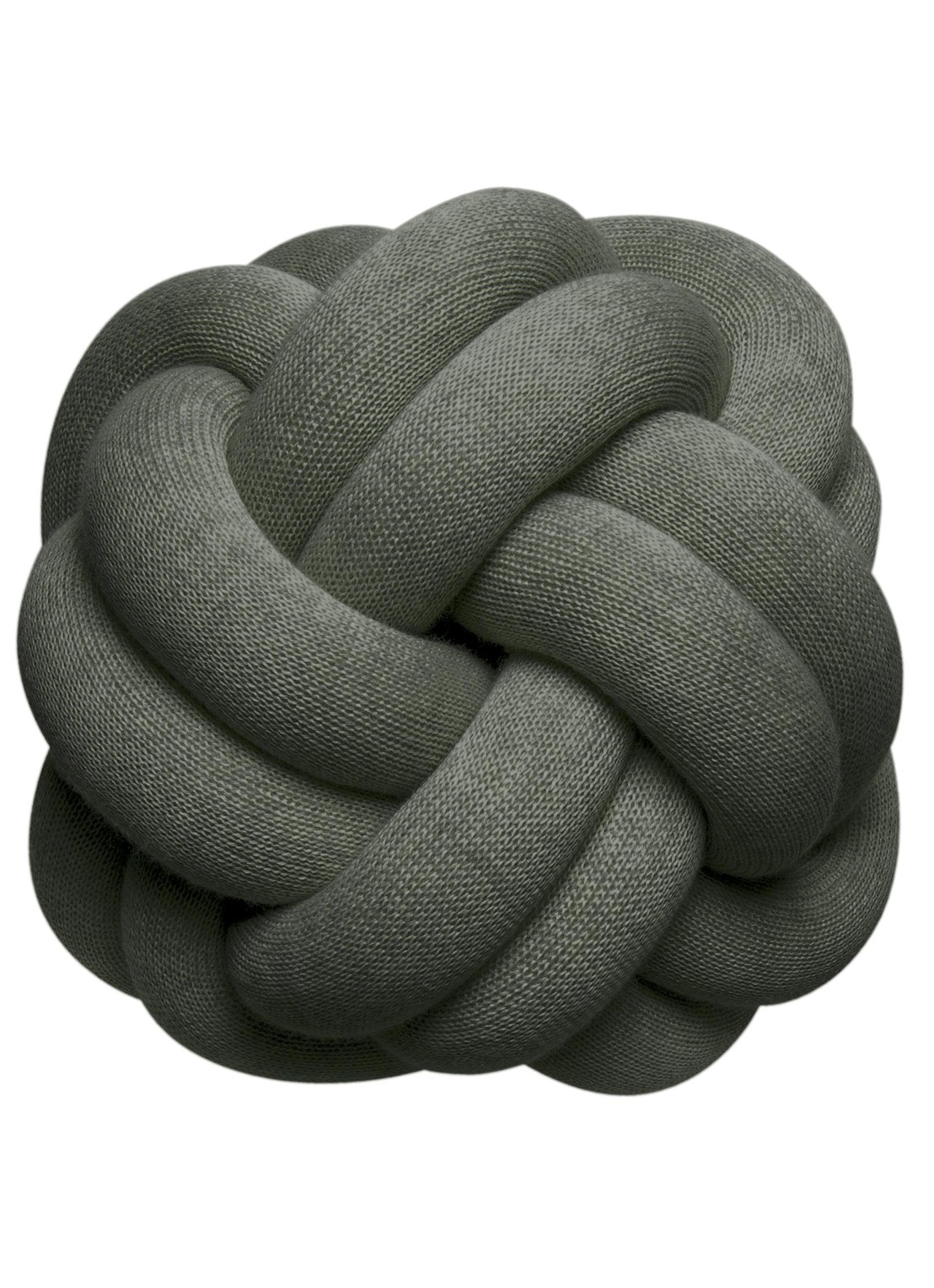 Design House Stockholm Knot sierkussen 30 x 30 cm - voorkant donkergroen