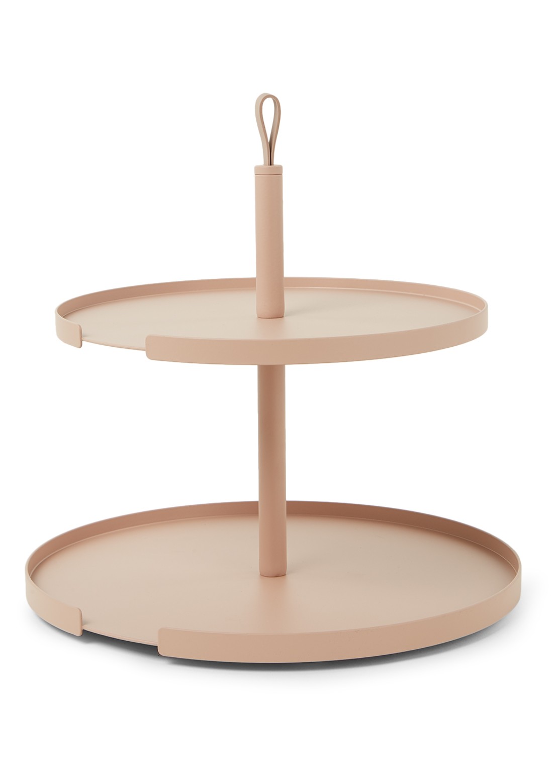 DesignBite Big Hug etagère 28,5 cm - voorkant zalmroze