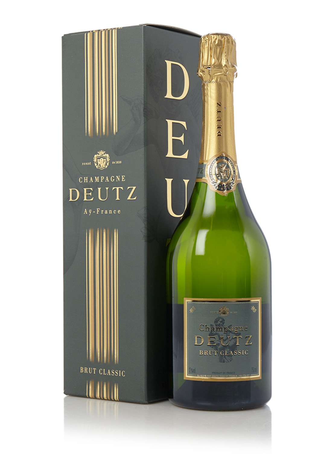 Deutz Champagne Brut Classic in geschenkdoos 750 ml - voorkant undefined