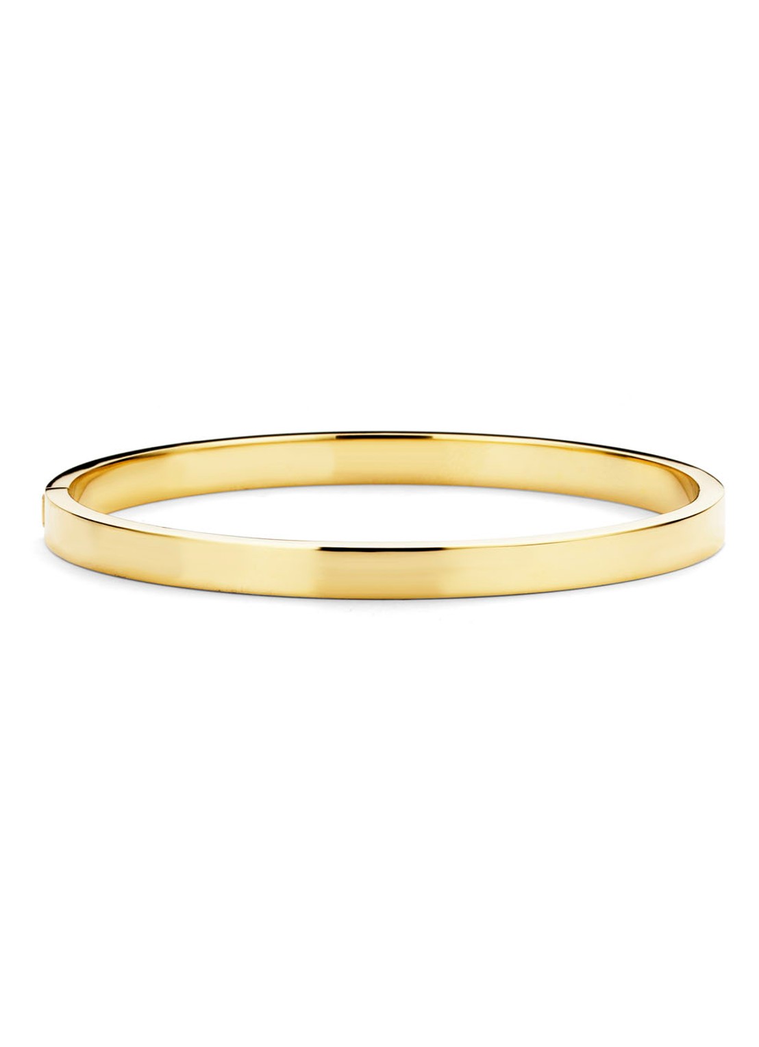 Diamond Point Bangle (S) Timeless Treasures - voorkant geelgoud
