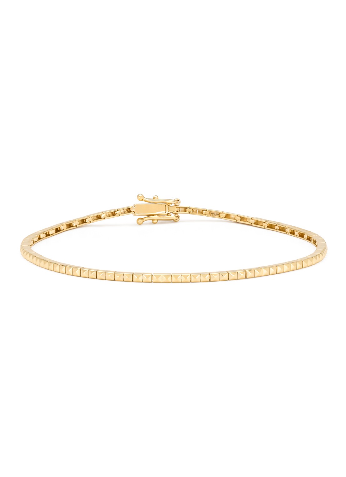 Diamond Point Geelgouden armband, 0.04 ct diamant, Ensemble - voorkant geelgoud