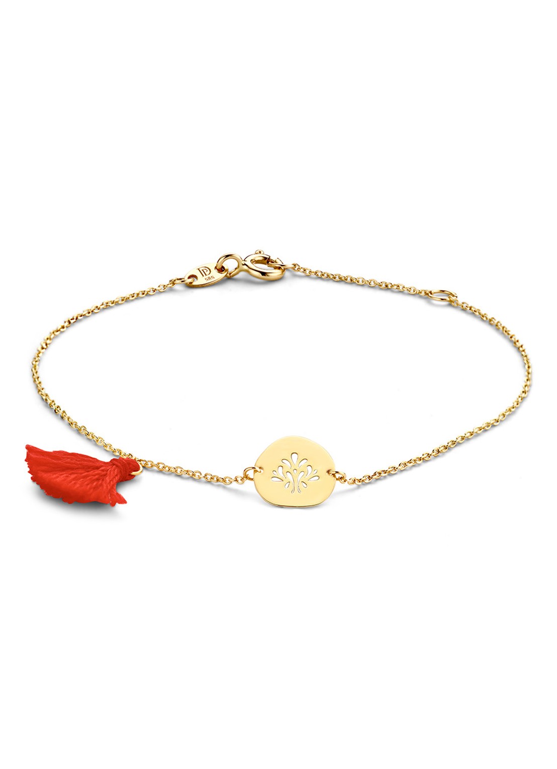 Diamond Point Geelgouden armband Marigold - voorkant geelgoud