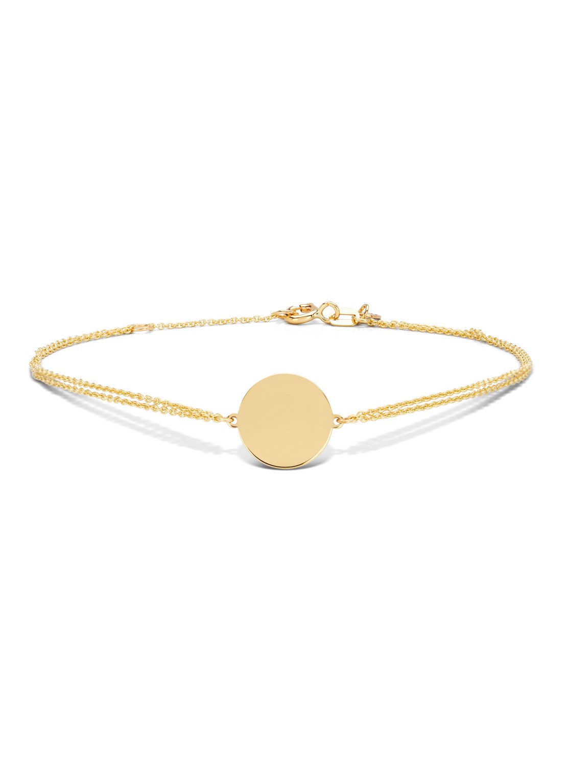 Diamond Point Geelgouden armband Marigold - voorkant geelgoud