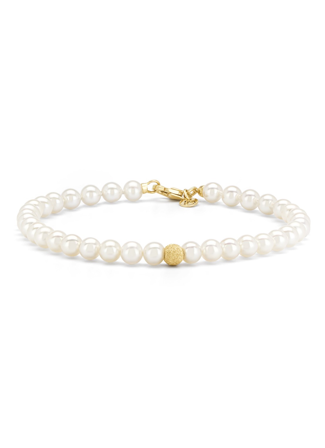 Diamond Point Geelgouden armband Rivièra - voorkant geelgoud