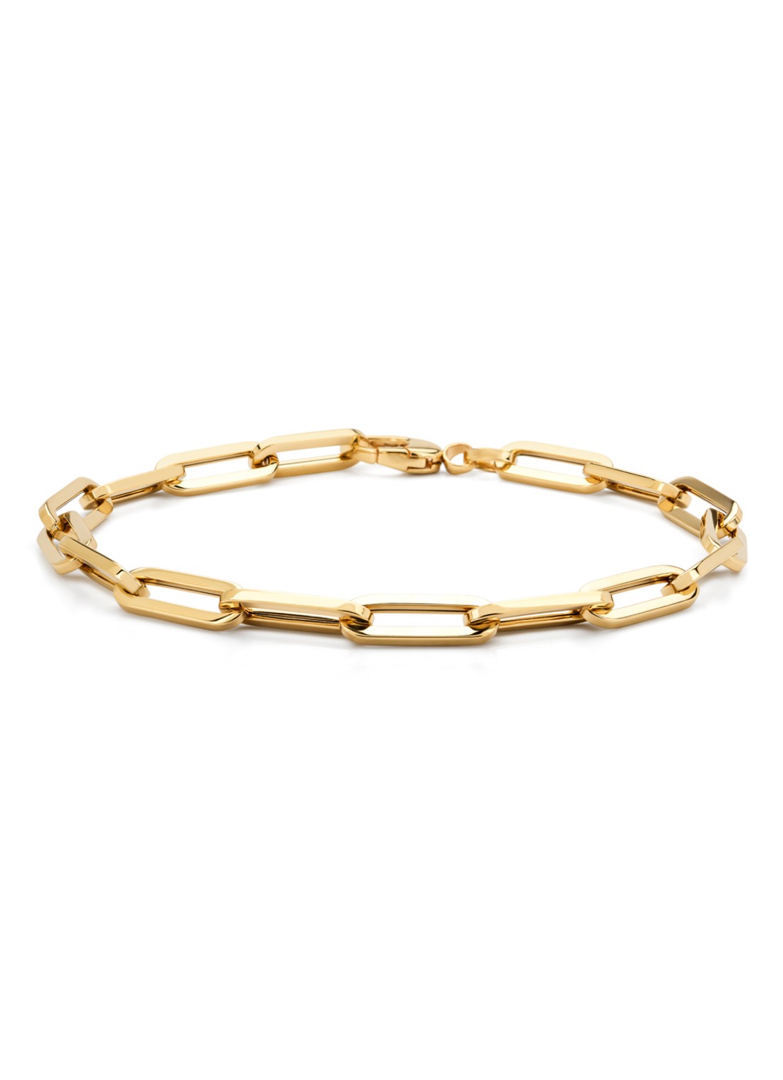 Diamond Point Geelgouden armband Timeless Treasures - voorkant geelgoud