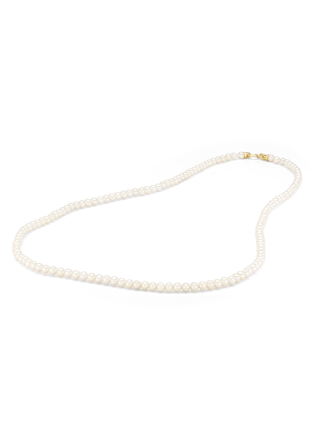 Diamond Point Geelgouden collier Rivièra - voorkant 2 geelgoud