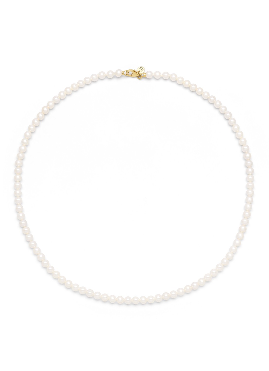 Diamond Point Geelgouden collier Rivièra - achterkant 4 geelgoud