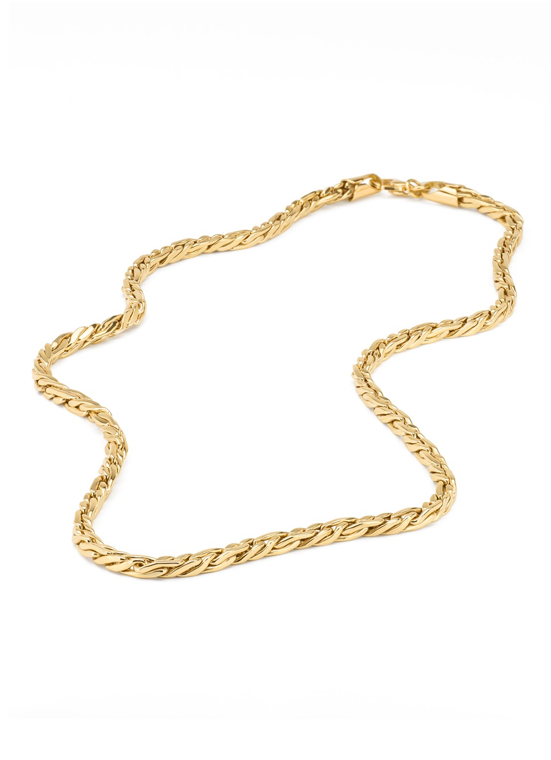 Diamond Point Geelgouden collier Timeless Treasures 45 cm - detail 3 geelgoud