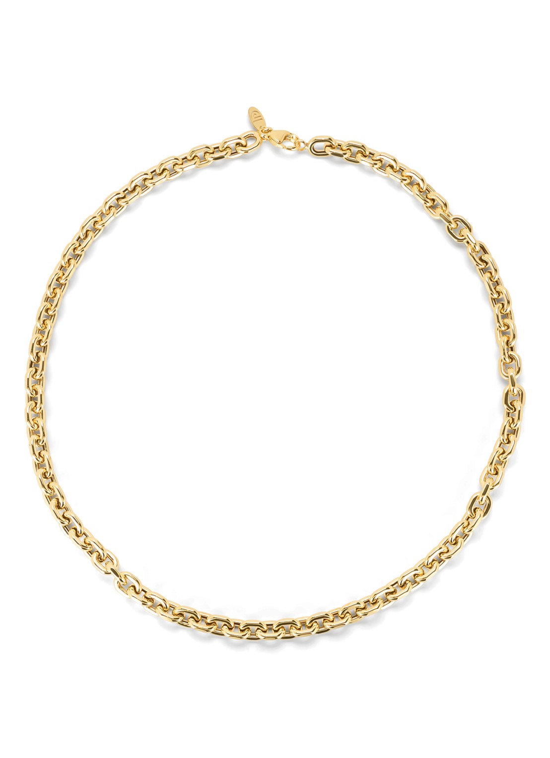 Diamond Point Geelgouden collier Timeless Treasures 45 cm - voorkant geelgoud