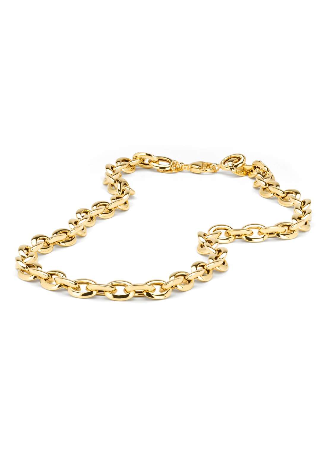 Diamond Point Geelgouden collier Timeless Treasures 45 cm - detail 3 geelgoud