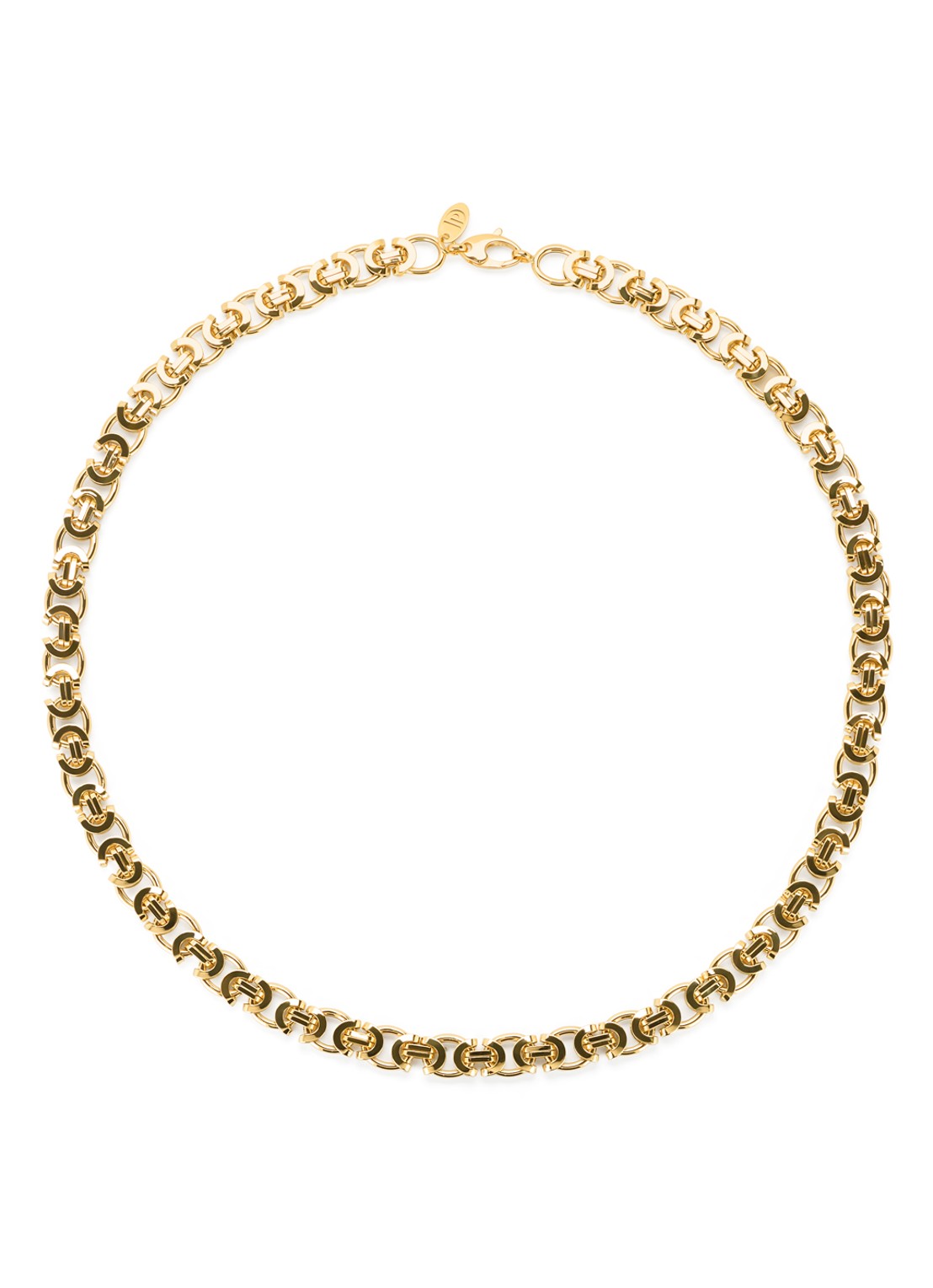 Diamond Point Geelgouden collier Timeless Treasures 45 cm - detail 3 geelgoud