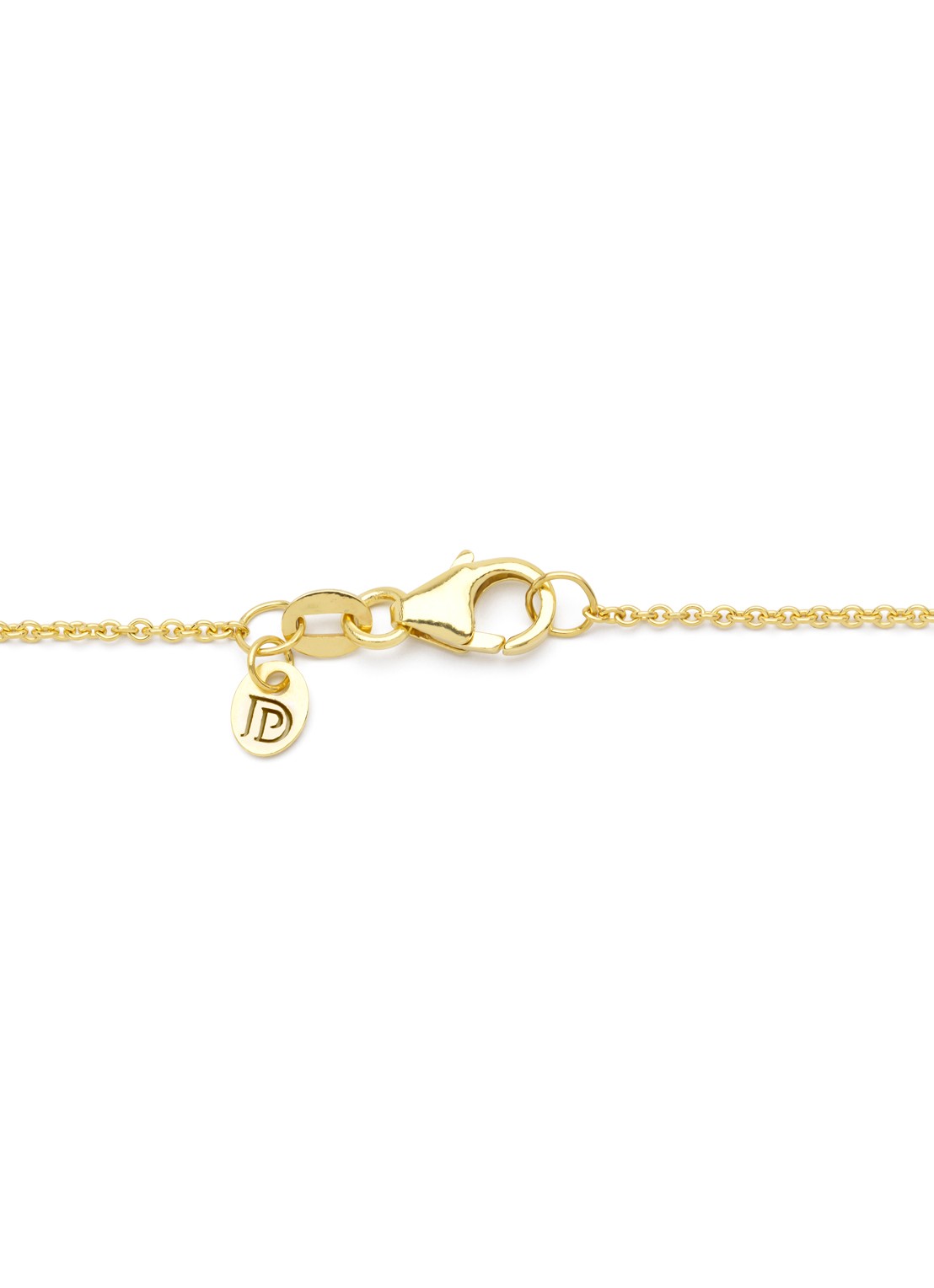 Diamond Point Geelgouden jasseron collier Timeless Treasures (42cm) - detail 3 geelgoud