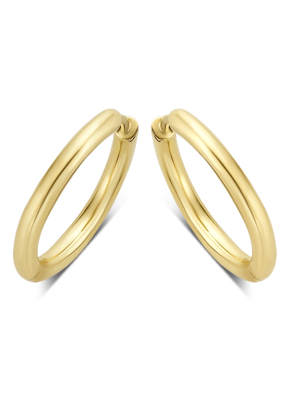 Diamond Point Geelgouden oorsieraden S Timeless Treasures - voorkant geelgoud