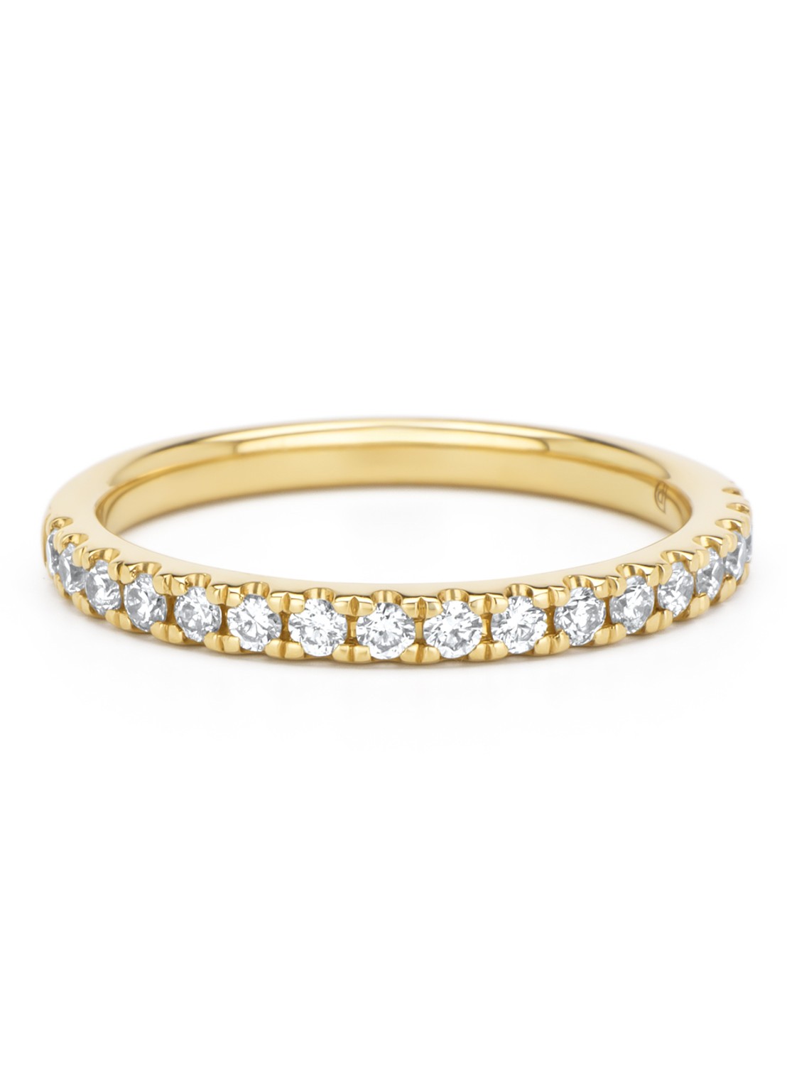 Diamond Point Geelgouden ring, 0.32 ct diamant, Perfect Match - achterkant 4 geelgoud