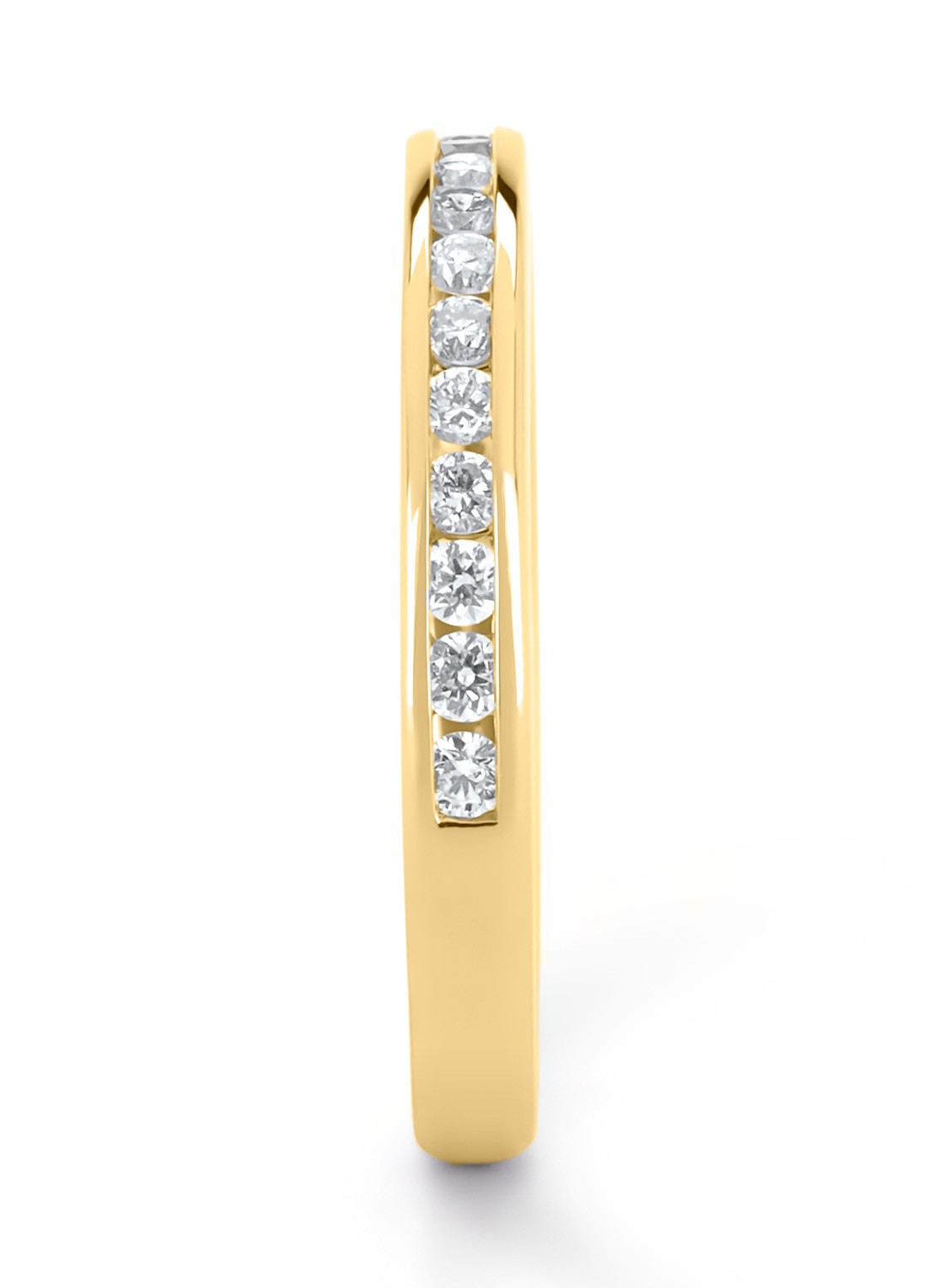 Diamond Point Geelgouden ring, 0.33 ct diamant, Perfect Match - detail 2 geelgoud