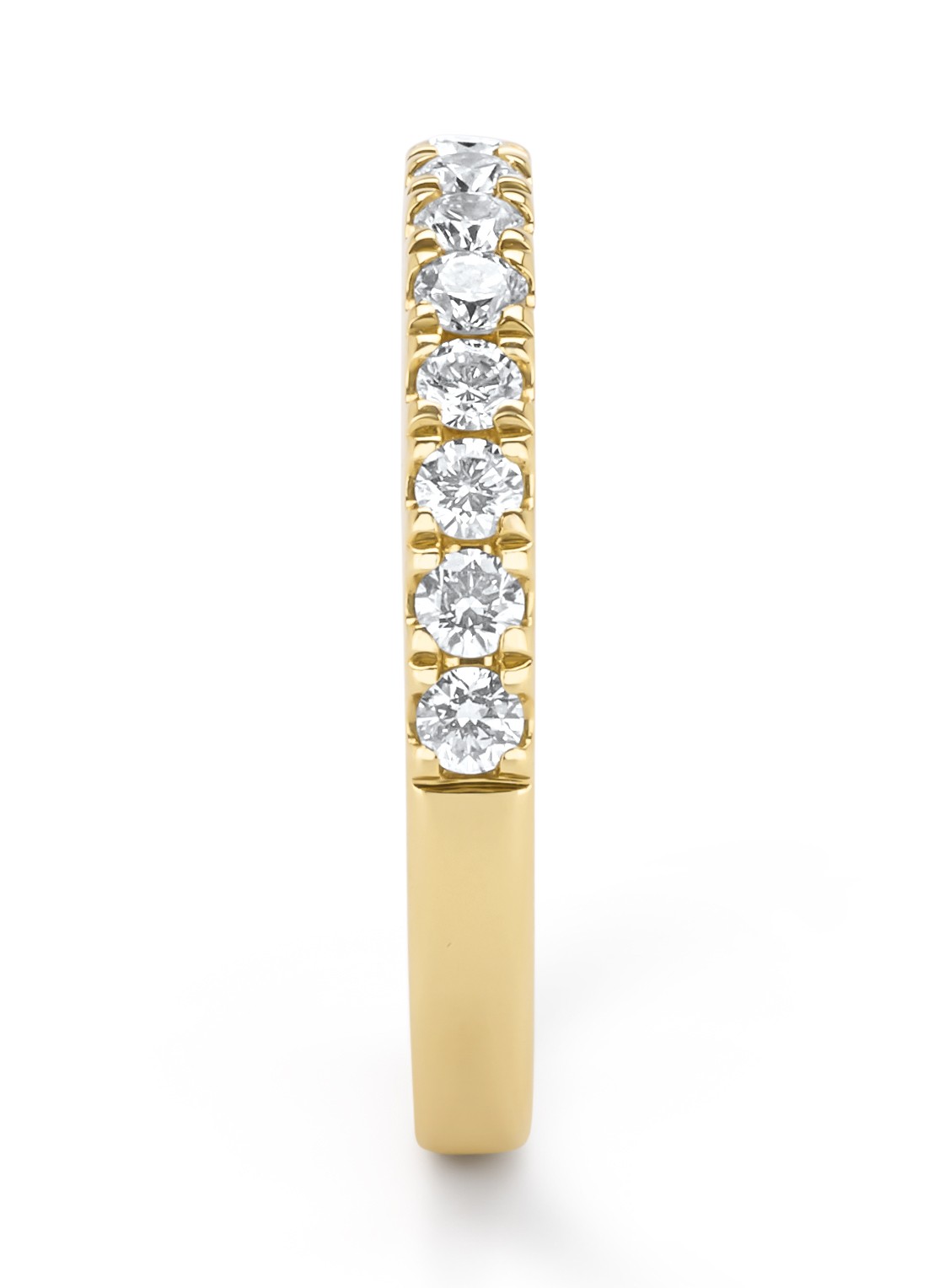 Diamond Point Geelgouden ring, 0.50 ct diamant, Perfect Match - achterkant 7 geelgoud