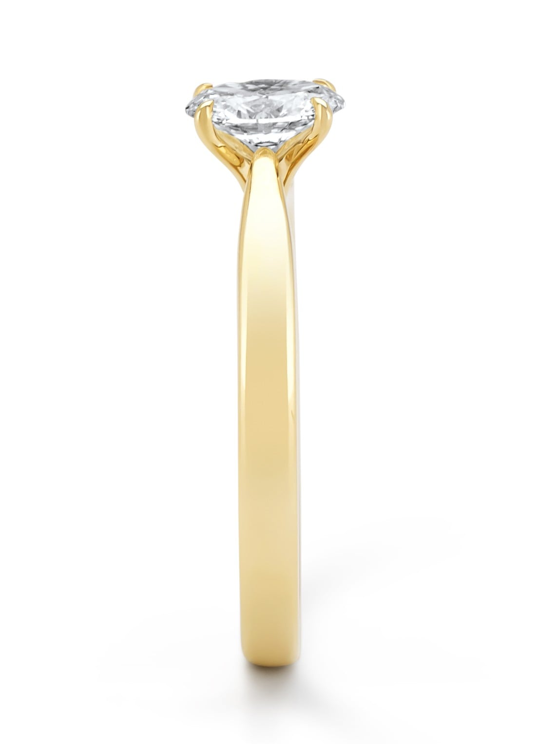 Diamond Point Geelgouden ring, 0.50 ct diamant, Perfect Match - detail 3 geelgoud