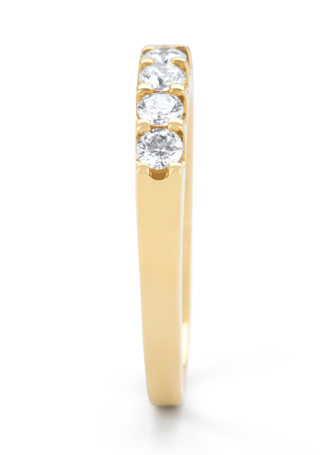 Diamond Point Geelgouden ring, 0.50 ct diamant, Wedding - detail geelgoud