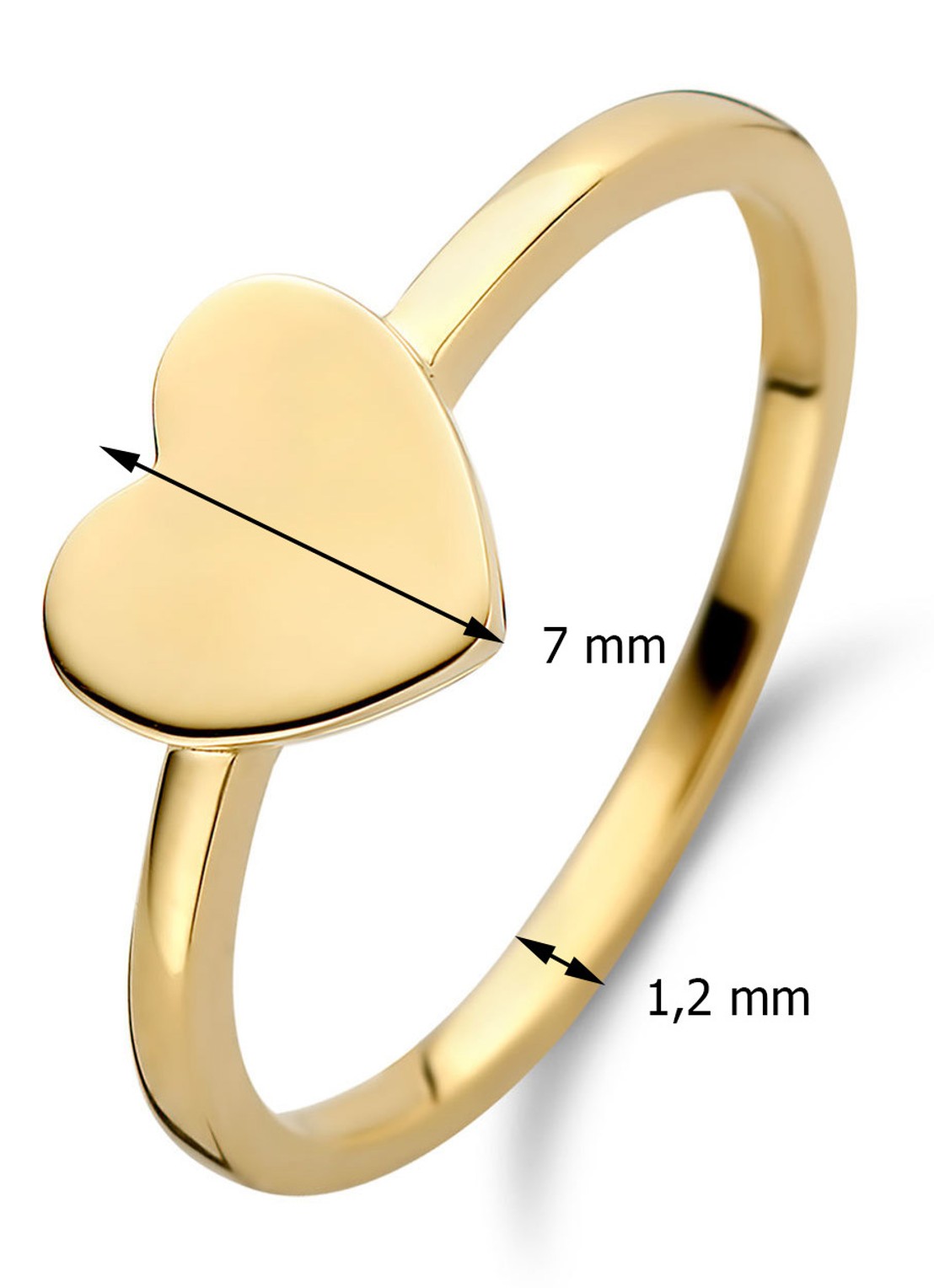 Diamond Point Geelgouden ring Dreamer  - detail 2 geelgoud